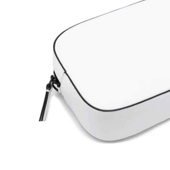 Nina Ricci logo-debossed leather camera bag in white - Picture 3 of 5